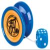 Duncan Toys Freehand Yo-Yo, String Trick Yo-Yo with Counterweight, Ball Bearing Axle and Aluminum Body, Blue w/Orange Cap view 2