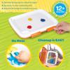 Crayola Mess Free Finger Painting Station  Washable Finger Paint for Toddlers, Christmas Gifts for Grandkids, Arts & Crafts Set, Sensory Activity, Travel Toy, Ages 1+ view 3