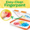 Crayola Mess Free Finger Painting Station  Washable Finger Paint for Toddlers, Christmas Gifts for Grandkids, Arts & Crafts Set, Sensory Activity, Travel Toy, Ages 1+ view 4