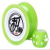 Duncan Toys Freehand Yo-Yo, String Trick Yo-Yo with Counterweight, Ball Bearing Axle and Aluminum Body, Green w/White Cap view 2