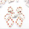 Dollhouse Miniature Ceramic Set 10 Pcs Heart Painted Mixed Kitchen Plate 15694 view 1