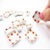 Dollhouse Miniature Ceramic Set 10 Pcs Heart Painted Mixed Kitchen Plate 15694 view 4