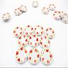 Dollhouse Miniature Ceramic Set 10 Pcs Round Heart Painted Kitchen Plate 15696 view 1