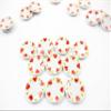 Dollhouse Miniature Ceramic Set 10 Pcs Round Heart Painted Kitchen Plate 15696 view 4