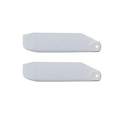 1Pair 155mm Carbon Fiber Tail Blades White for RC Helicopter Airplane Model