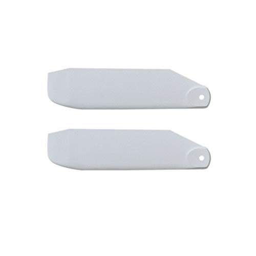 1Pair 155mm Carbon Fiber Tail Blades White for RC Helicopter Airplane Model