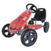 hauck Speedster Pedal Go Kart with Adjustable Bucket Seat for Kids Ages 4 to 8, Fire Rescue view 1