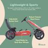 hauck Speedster Pedal Go Kart with Adjustable Bucket Seat for Kids Ages 4 to 8, Fire Rescue view 4