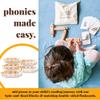 LITTLE BUD KIDS Spin-and-Read Montessori Phonetic Reading Blocks with CVC Phonics Flashcards for Beginner Readers, Montessori Reading Wooden Toys for 3 Years + view 4