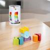 CUBIKA Flexible Tower Wooden Toy Montessori Puzzle for Toddlers Ages 3+ Size and Shape Sorting Kids Stacking Toy FSC-Certified Wood, German Water-Based Paints, Travel-Friendly view 2