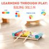 Cubika Wooden Toy Xylophone  Montessori Musical Toy for Toddlers Ages 18 Months+  Includes 2 Wooden Mallets  FSC-Certified Wood, German Water-Based Paint  Wooden Toys for Toddlers view 3