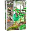 HABA Terra Kids Connectors Backyard Craft Kit Animals - 45 Piece Set with Plastic Connecrtors, Cork & Hand Drill - Add Wood from Nature - Ages 8+ view 1