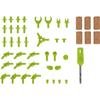 HABA Terra Kids Connectors Backyard Craft Kit Animals - 45 Piece Set with Plastic Connecrtors, Cork & Hand Drill - Add Wood from Nature - Ages 8+ view 2