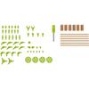 HABA Terra Kids Connectors Backyard Craft Kit Technology - 66 Piece Set with Plastic Connectors, Cork & Hand Drill - Add Wood from Nature - Ages 8+ view 2