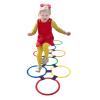 Misc Hopscotch Ring Game-10 Multi-Colored Plastic Rings and 15 Connectors - 11" Unisex view 3