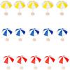 Taotenish 15pcs Miniature Sun Umbrella Beach Sun Umbrella PVC Micro Landscape Bonsai Dollhouse DIY Decor view 1