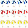 Taotenish 15pcs Miniature Sun Umbrella Beach Sun Umbrella PVC Micro Landscape Bonsai Dollhouse DIY Decor view 3