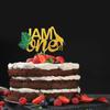 I AM ONE Birthday Cake Topper - Real Wild Child First Birthday - Smash Jungle Safari Animals Gifaffe Cake Dcor - Baby Shower Welcome Baby Party Decoration view 2