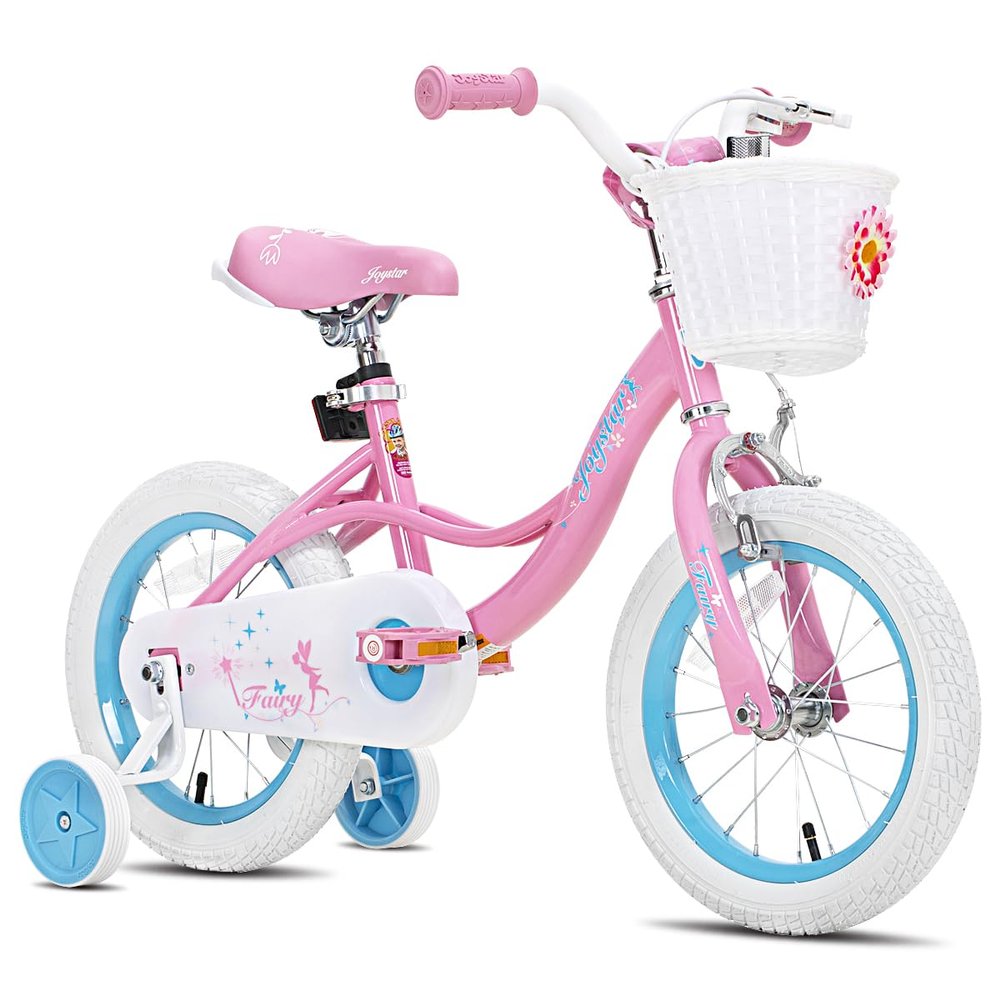 JOYSTAR 14" Kids Bike for 3-5 Year Old Girls Toddler Bike Pink