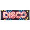 Boland 00753  Banner Disco, Size 74 x 220 cm, Polyester, Disco Fever, 70s, Wall Decoration, Hanging Decoration, Flag, Party Decoration, Birthday, Theme Party, Carnival view 1