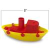 ArtCreativity Toy Boats for Water Play, (4 Pack), Pool Toys for Toddlers 3-5, Floating Toddler Pool Toys, Plastic Sailing Toy Boats for Bathtub, Summer Beach Play, Cute Party Favors for Boys & Girls view 3