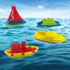 ArtCreativity Toy Boats for Water Play, (4 Pack), Pool Toys for Toddlers 3-5, Floating Toddler Pool Toys, Plastic Sailing Toy Boats for Bathtub, Summer Beach Play, Cute Party Favors for Boys & Girls view 4
