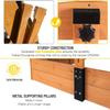 Aivituvin Kids Sand Boxes with Canopy Sandboxes with Covers Foldable Bench Seats, Children Outdoor Wooden Playset - Upgrade Retractable Roof (47x47Inch) view 3