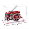 Better Display Cases Versatile Clear Acrylic Display Case - Medium Rectangle Box with Pink Risers and White Base 14" x 8" x 8.5" (A011-PNR) view 2