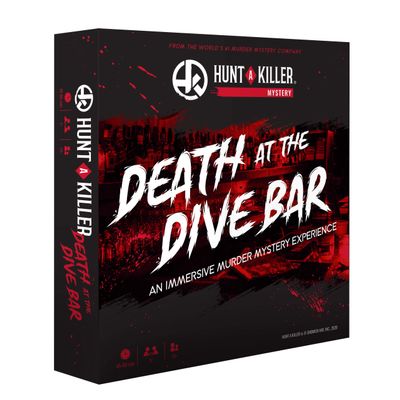 Hunt A Killer: Death At The Dive Bar, Solve a Murder at Old Scratch Tavern, Immersive Murder Mystery Game, Play Detective in Unsolved Mysteries, Great Gift For True Crime Fans, Designed for Ages 14+