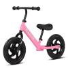 Birtech 12 Inch Toddler Balance Bike for Kids 2-6 Years Old, Adjustable Seat Height, Indoor Outdoor Toy Bicycle With No Pedals, Pink view 1