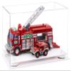 Better Display Cases Versatile Clear Acrylic Display Case - Medium Rectangle Box with White Risers and White Base 14" x 8" x 8.5" (A011-WR) view 1
