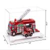 Better Display Cases Versatile Clear Acrylic Display Case - Medium Rectangle Box with White Risers and White Base 14" x 8" x 8.5" (A011-WR) view 2