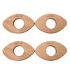 Alenybeby Natural Wooden Baseball Pendant Pure Natural Beech Wood Animal Montessori Toy Shape For Handmade Necklace/Bracelet (baseball 10pcs) view 1