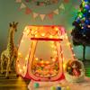 Crayline Pop Up Princess Tent with Star Light, Toys for 1 2 3 Year Old Girl Birthday Gift, Baby Girl Toys, Ball Pit for 12-18 Months Toddler Gift, Easy to Pop Up and Assemble(Pink) view 2