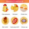 AOSUYOU Easter Chicken Animal Toy Doll Laying Egg Electric Crazy Plush Chicken with Sound Music view 4