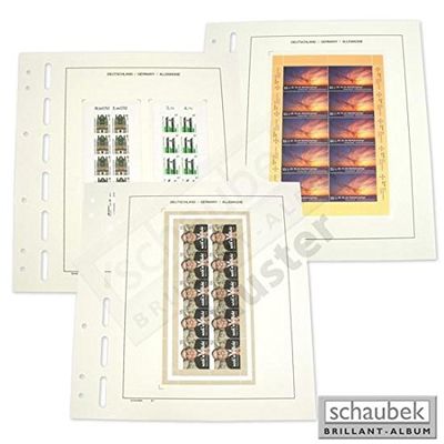 Schaubek 643/B-II/17 German Sheets of Ten - Quarterly Assortment II/2017