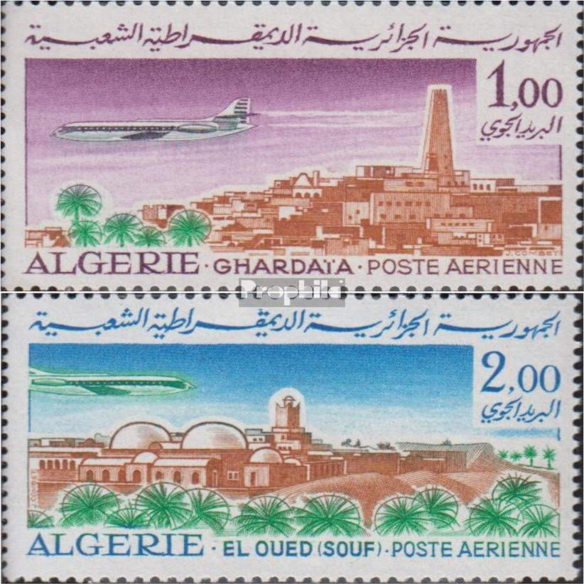 Algeria 474-475 (Complete.Issue.) unmounted Mint/Never hinged ** MNH 1967 Airmail (Stamps for Collectors) Airplanes/Balloons/Zeppelins/Aviation