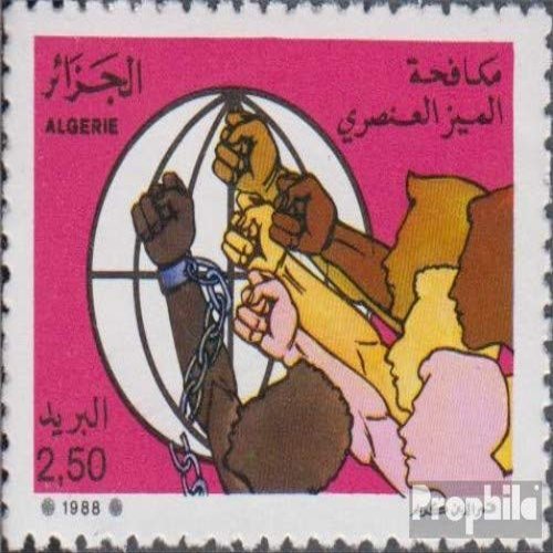 Algeria 977 (Complete.Issue.) unmounted Mint/Never hinged ** MNH 1988 Fight Against Apartheid (Stamps for Collectors)