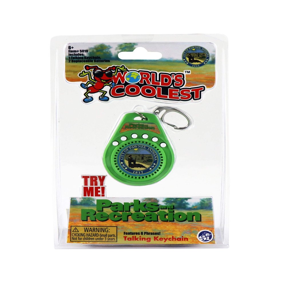 World's Coolest Parks & Rec Talking Keychain