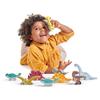 Tender Leaf Toys Dinosaur Animals  8 Wooden Prehistoric Figurines with a Display Shelf - Classic Toy for Pretend Play  Develops Creative & Imaginative Skills  Learning Role Play  Ages 3+ Years view 3