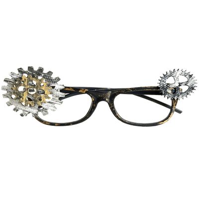 Boland Steampromo 54557 Unisex Adult's Party Glasses, Multi-Colour