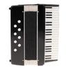 Dselvgvu Miniature Accordion with Case Mini Musical Instrument Accordion Replica Collectible Figurines Dollhouse Accessories Model Home Decoration Display Ornament (Black, 4.06"x3.53"x1.56") view 4