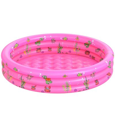 Garden Round Inflatable Baby Swimming Pool, Portable Inflatable Child/Children Little Pump Pool,Kiddie Paddling Pool Indoor&Outdoor Toddler Water Game Play Center for Kids/Girl/Boy