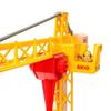 BRIO 33835 Construction Crane with Lights | Premium Wooden Toy Train Set | Ideal for Kids Age 3 and Up | Built with Sustainable Materials | Yellow view 4