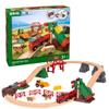 BRIO 33984 Animal Farm Set - Engaging Wooden Toy Train Set for Kids | Enhances Motor Skills | FSC-Certified Wood | Ideal for Ages 3 and Up view 1