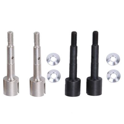 Tbest RC Wheel Axle, RC Front Rear Wheel Axle Upgrade Parts for Electric 1/8 Flux (Black)