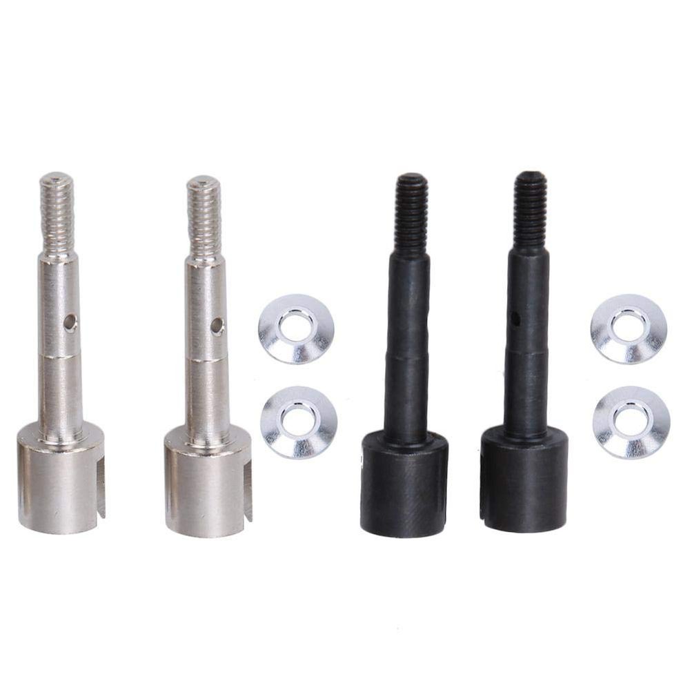 Tbest RC Wheel Axle, RC Front Rear Wheel Axle Upgrade Parts for Electric 1/8 Flux (Black)