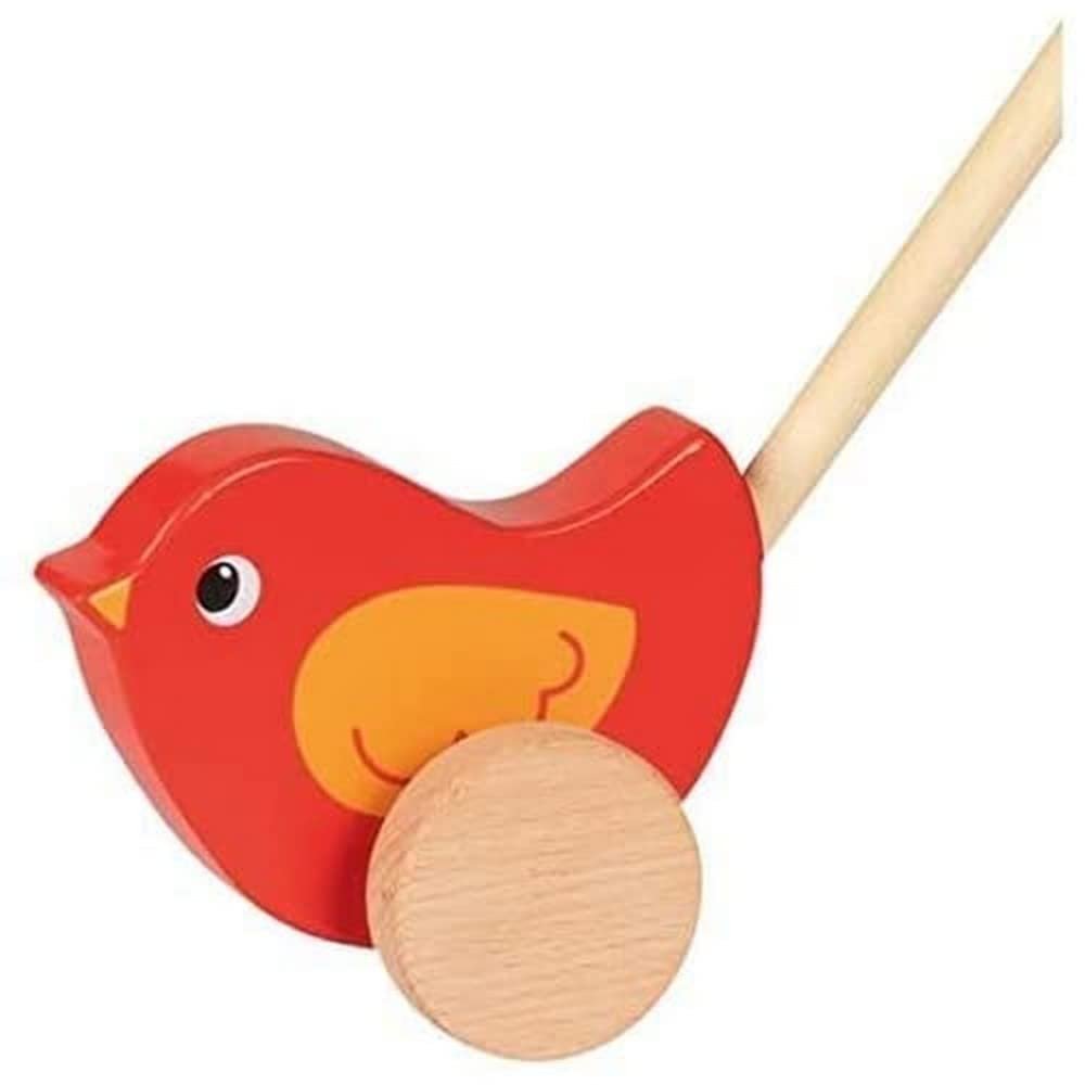Goki- Bird, Animal to Push Balls for Babies, Color (Multi-Colour) (54887)