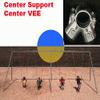 Playkids Pipe Swing Set Top Bar Frame - Straight V view 2