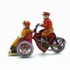 Charmgle Retro Tin Wind-up Rickshaw Toy Spring Clockwork Tricycle Adult Collection Home Party Decor view 4